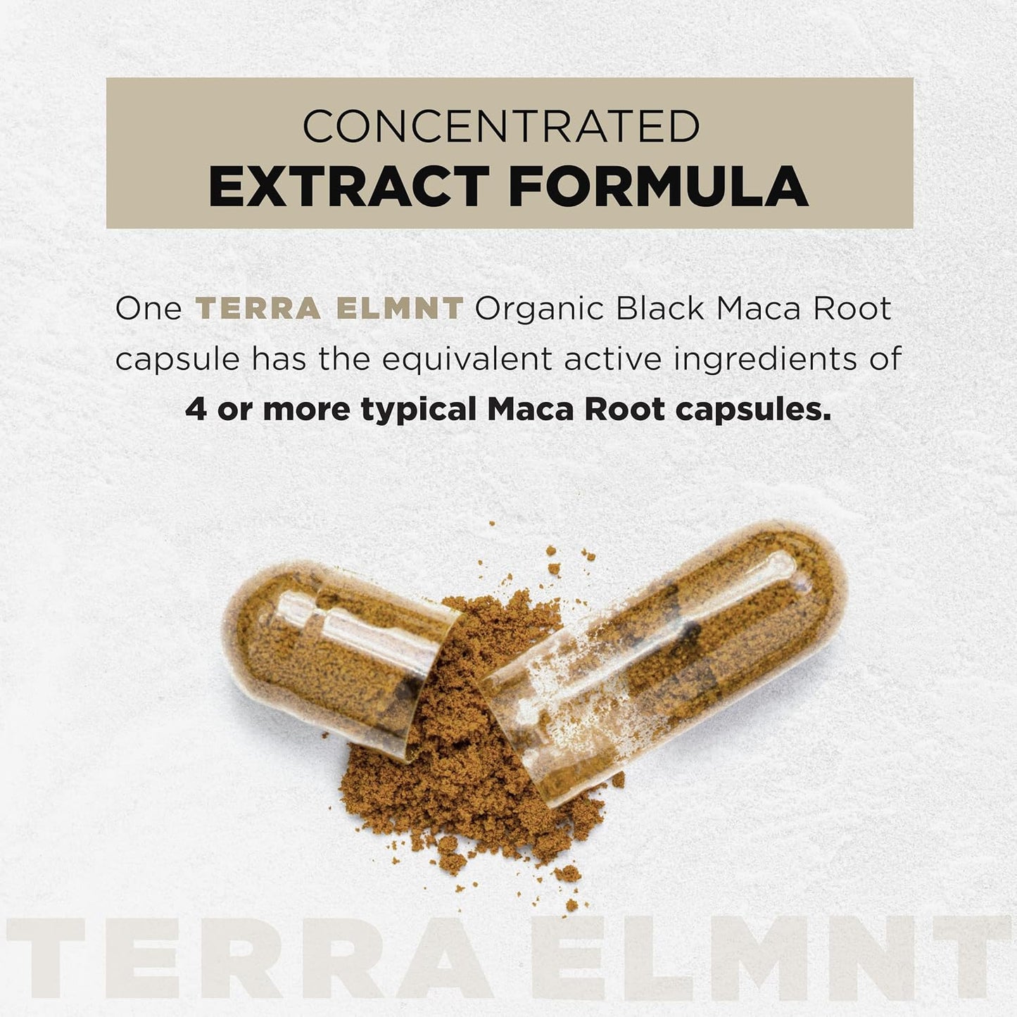 40x Strength Organic Black Maca Root with Ashwagandha Supplement