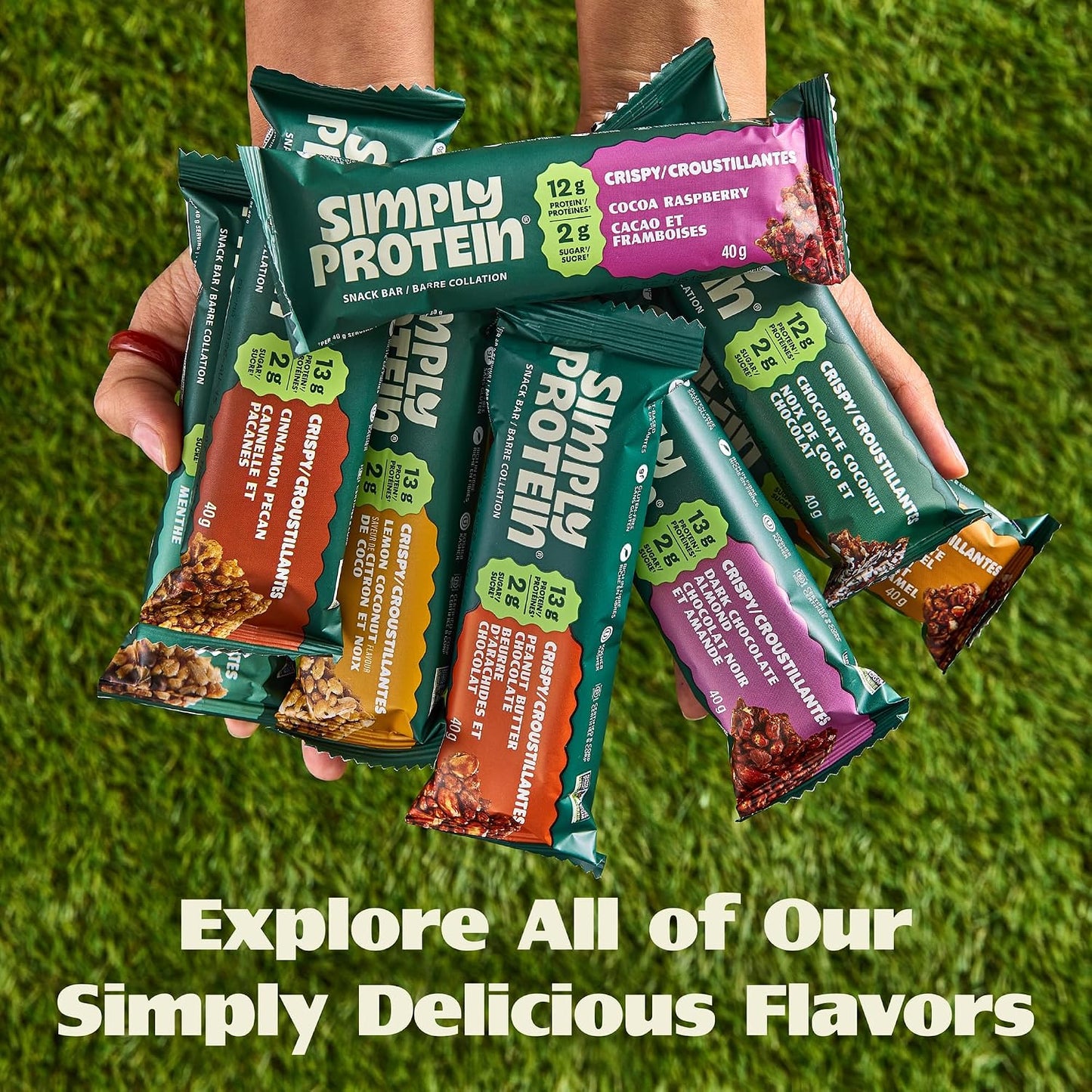 Simply Protein Crispy Vegan Protein Bars Variety Pack