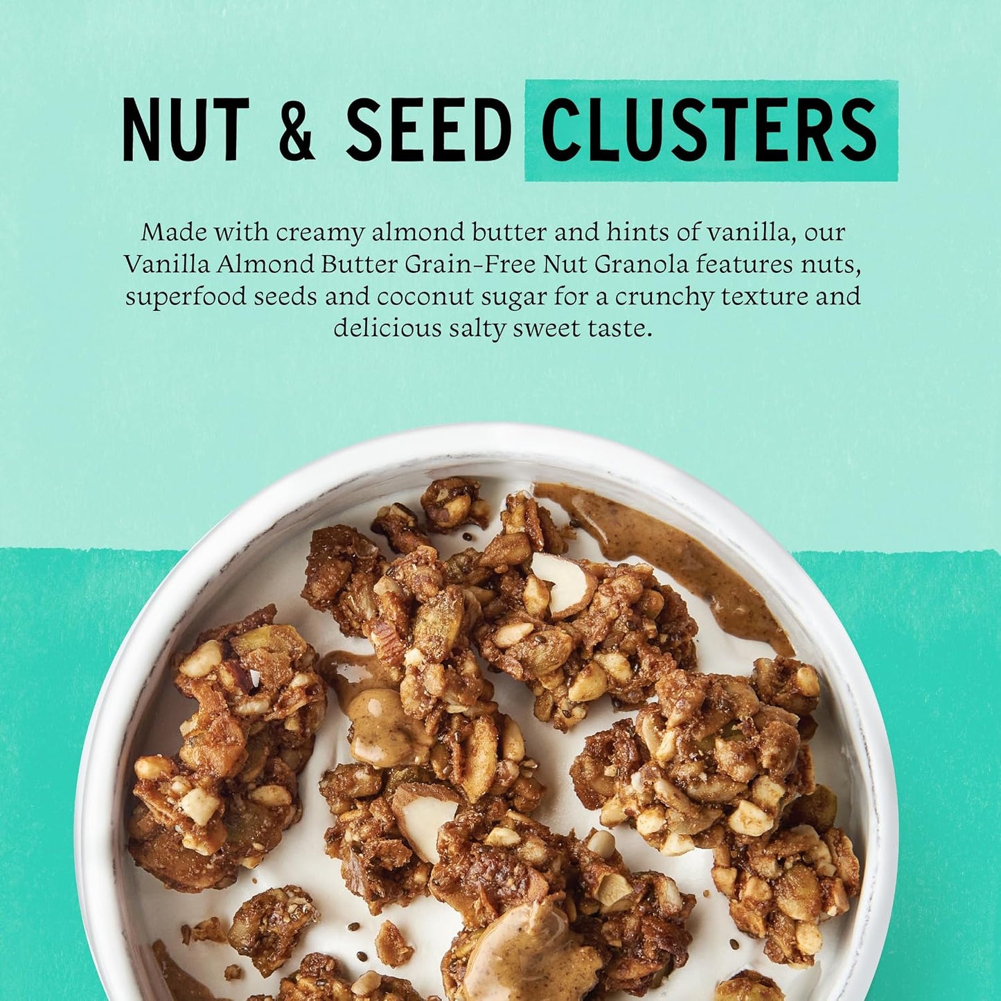 Purely Elizabeth Vanilla Almond Butter Keto Granola with MCT Oil 3 Ct 8oz Bags