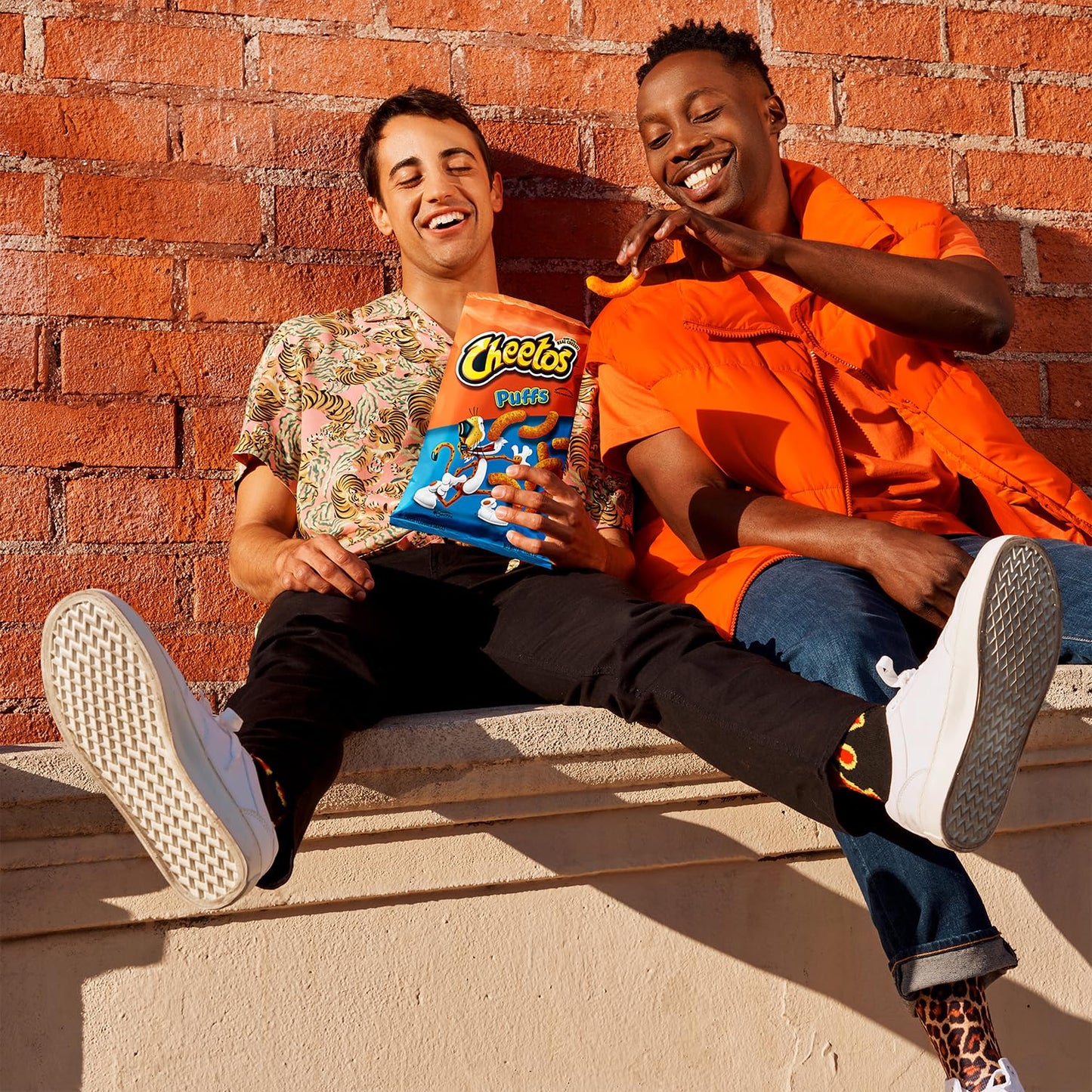 Cheetos cheese flavored puffs snacks, pack of 40, 0.875 ounce individual bags, real cheese