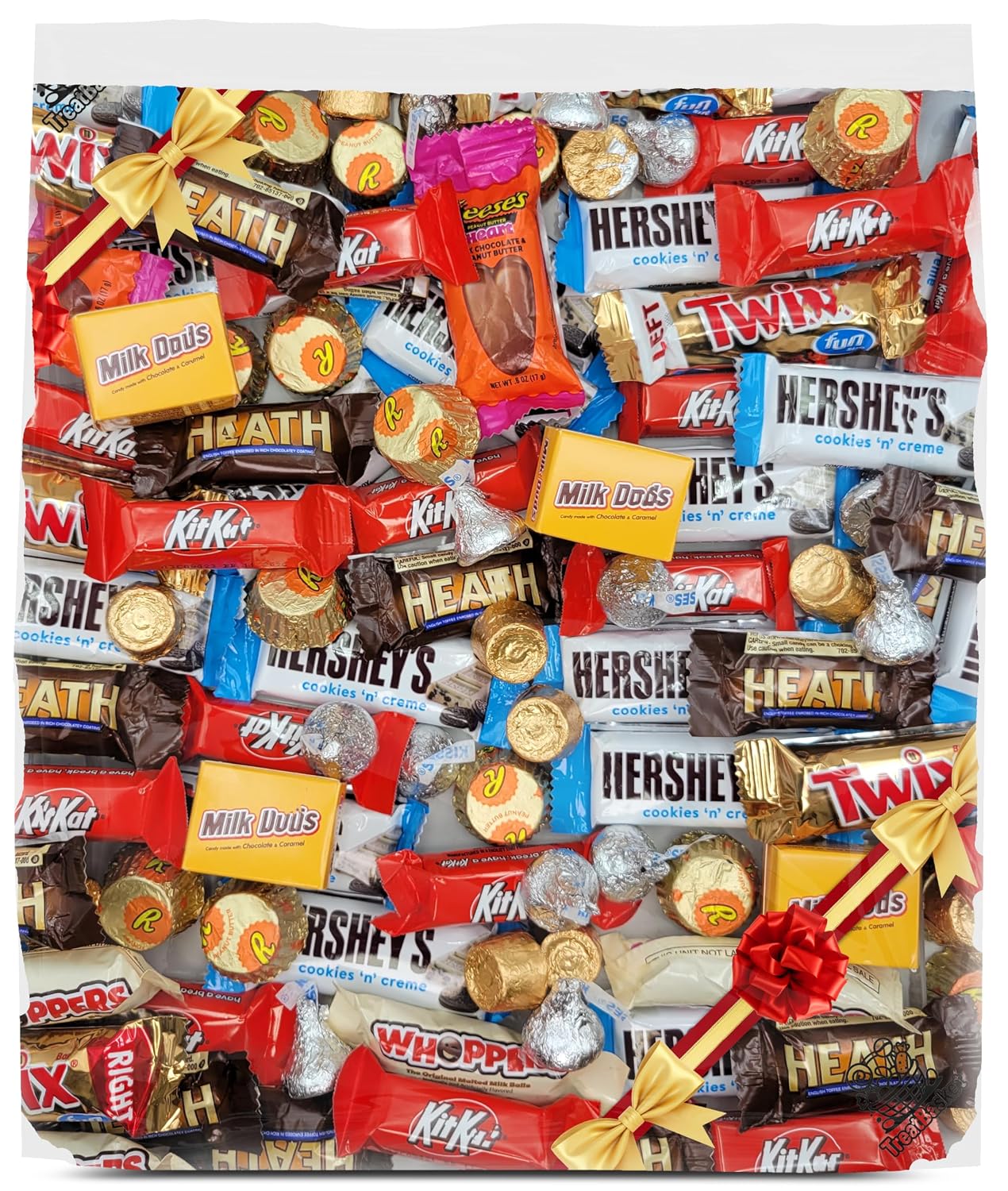 Bulk Chocolate Variety Pack 2 lb – Giftable Assorted Fun Size Milk Chocolates, Individually Wrapped Candy Mix for Parties, Office Snacks & Sharing 2 Pounds