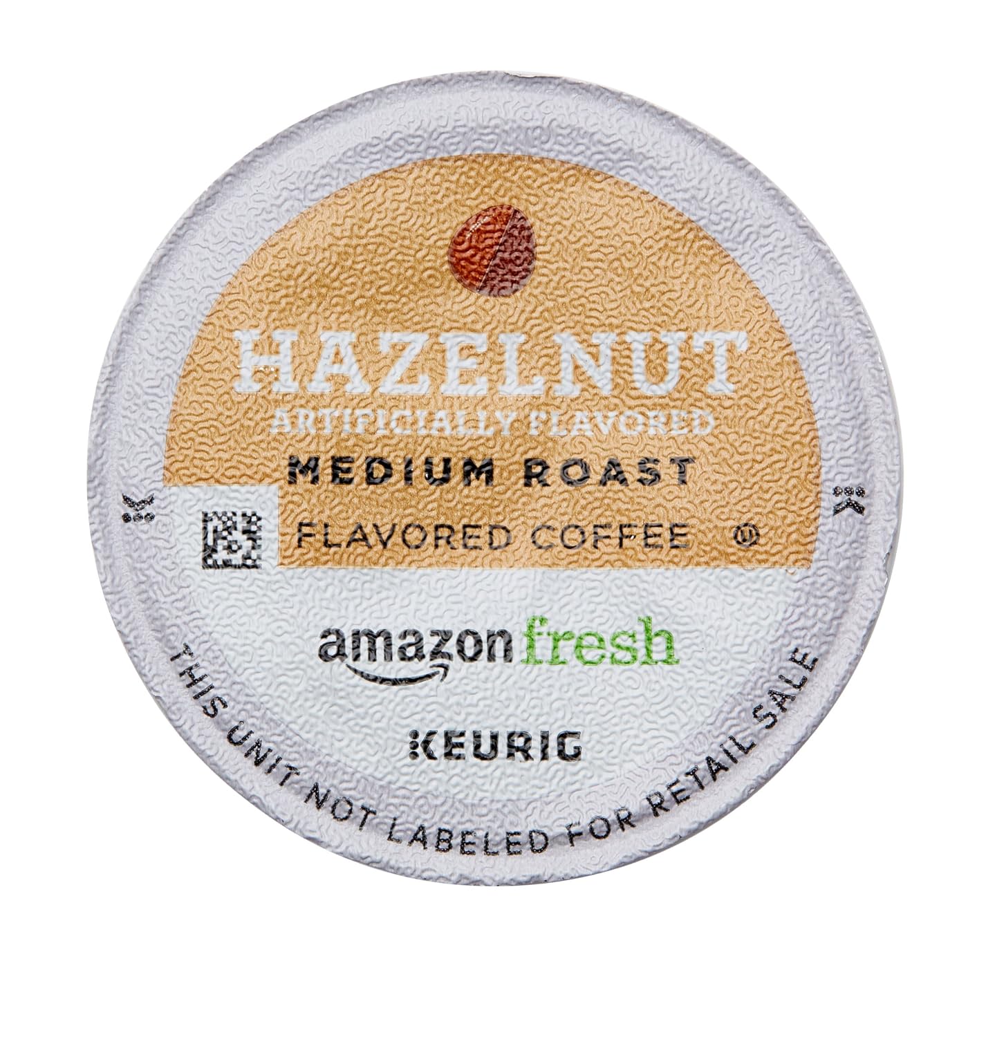 AmazonFresh 80 Ct. K-Cups, Hazelnut Flavored Medium Roast, Compatible with Keurig K-Cup Brewers