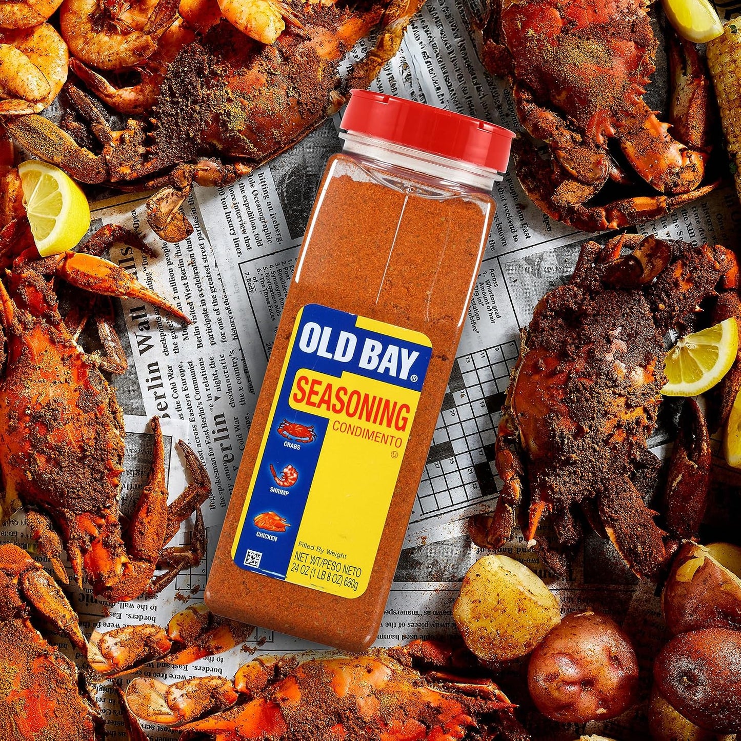OLD BAY Seasoning, 24 oz - All-Purpose Seasoning with 18 Spices for Seafood, Poultry, Fries