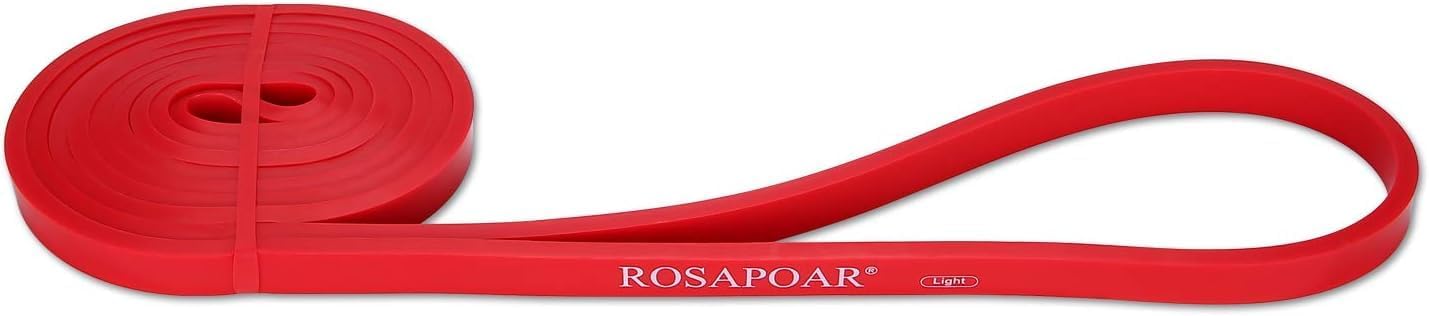 rosapoar natural latex resistance band pull up fitness exercise band