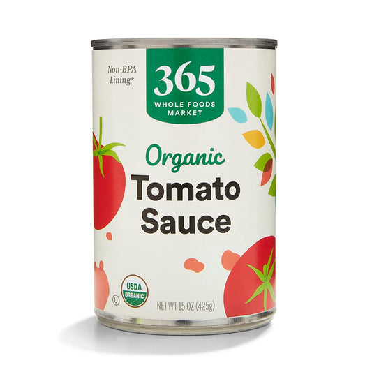 365 by Whole Foods Market Organic Tomato Sauce 15 Ounce Pasta Sauce Base