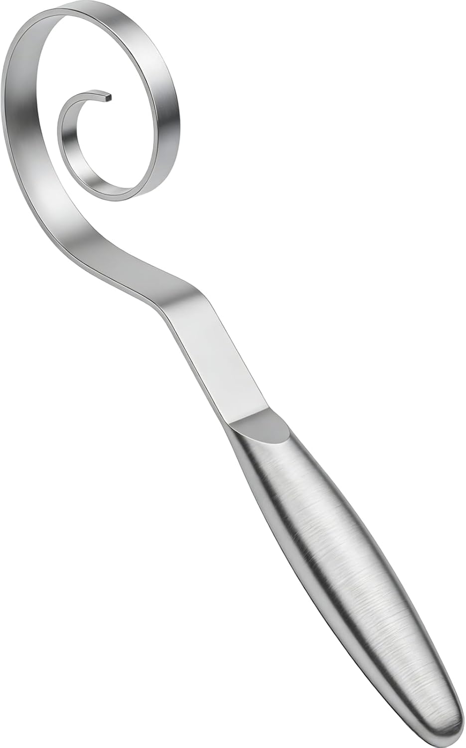 TEEVEA Danish Dough Whisk Stainless Steel Wooden Handle for Sourdough Bread | 4-Loop Food-Grade Steel Dutch Whisk, Even Mixing, Replaces Dough Hook and Mixing Spoon, Nonstick Easy Clean, Sourdough Mixer
