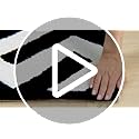 GORILLA GRIP Rug Gripper Pads Keep Area Rugs Corners from Curling, Reusable Double-Sided Stickers Holds Down Carpet in Place, Grips on Tile and Hardwood Floors Helps Prevent Sliding, Home Décor, 8 Pcs