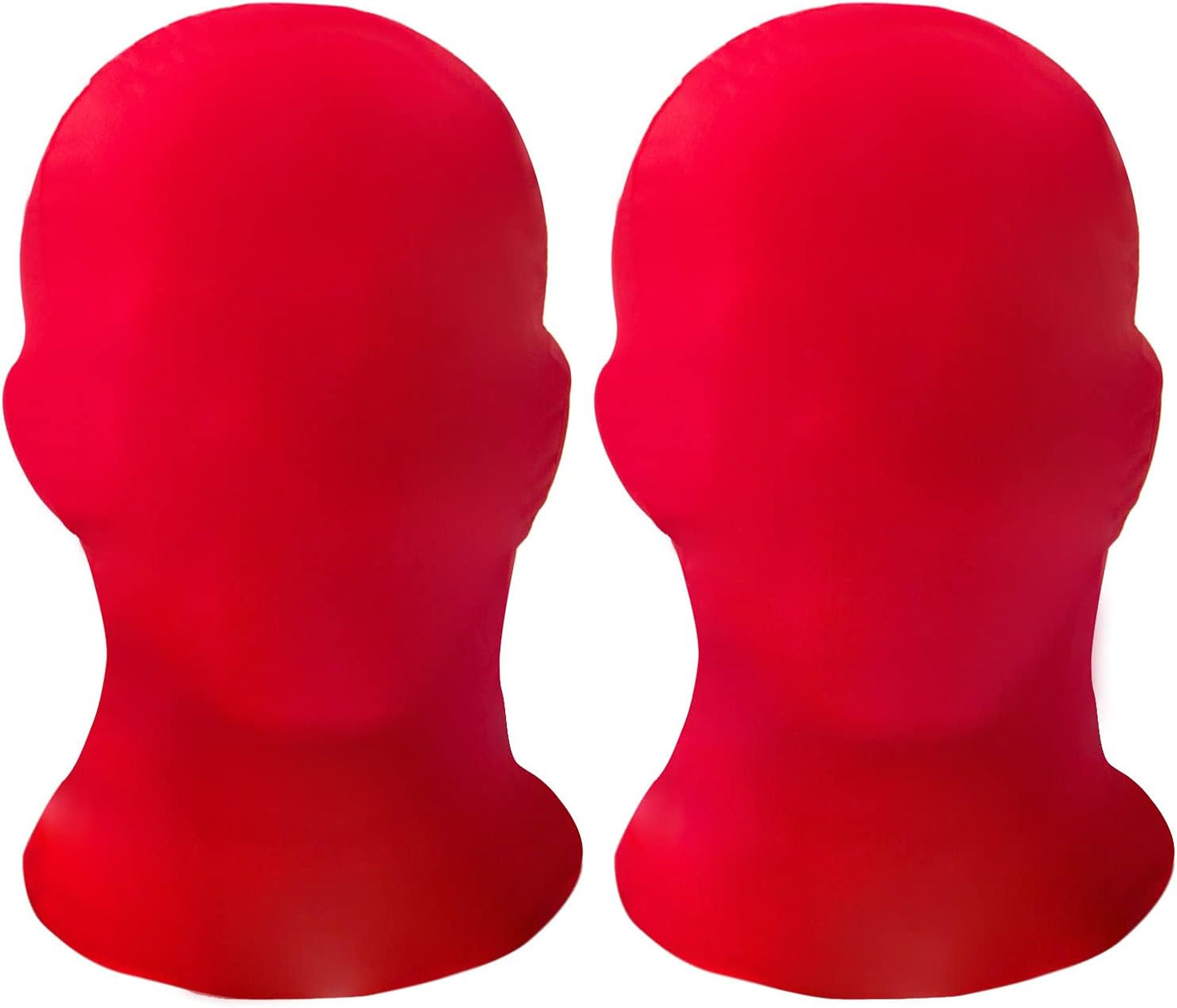 Homelex 2 Pieces Full Face Mask, Unisex BW 2nd Skin Spandex Halloween Hood