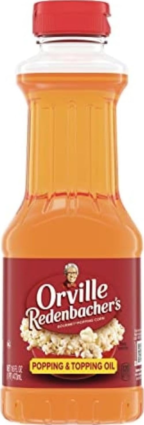 Orville Redenbacher's Popcorn Oil, Butter Flavor, 16 fl oz, Pack of 6