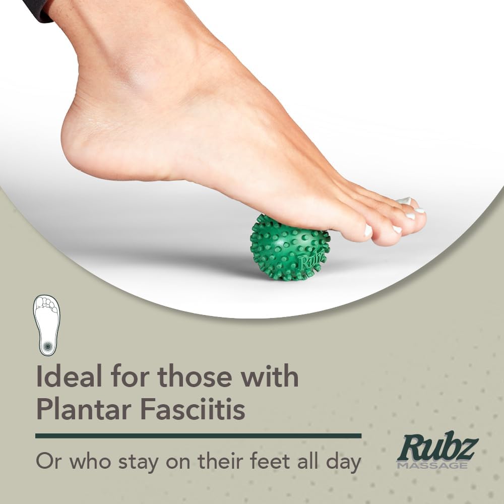 Due North Foot Rubz Hand & Back Massage Ball for Plantar Fasciitis Relief