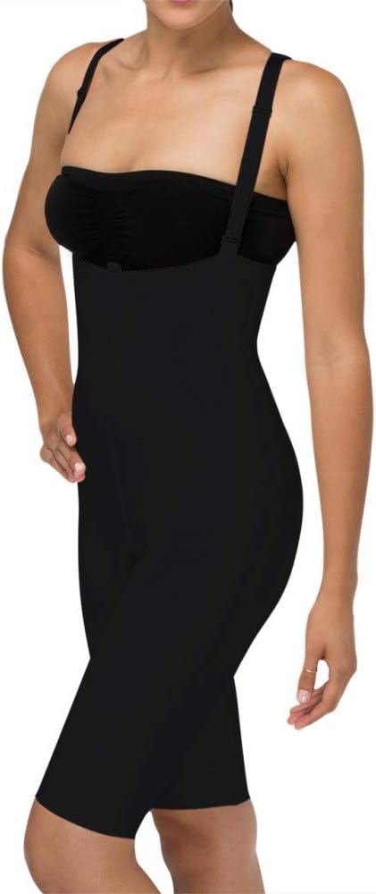 MARENA FBS2 Stage 2 Knee Length Zipperless Girdle with Suspenders Tummy Control
