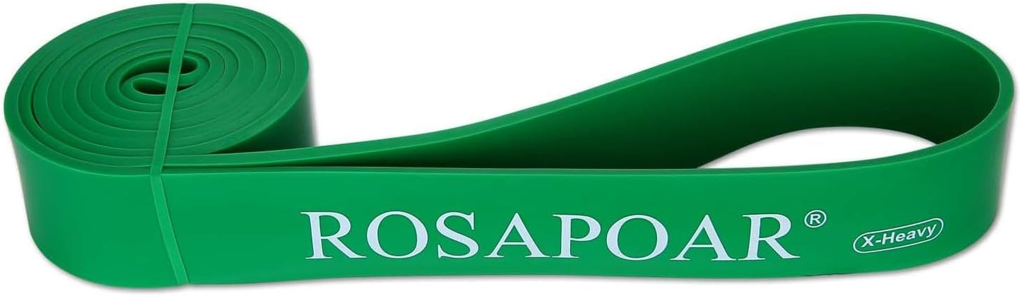 rosapoar natural latex resistance band pull up fitness exercise band