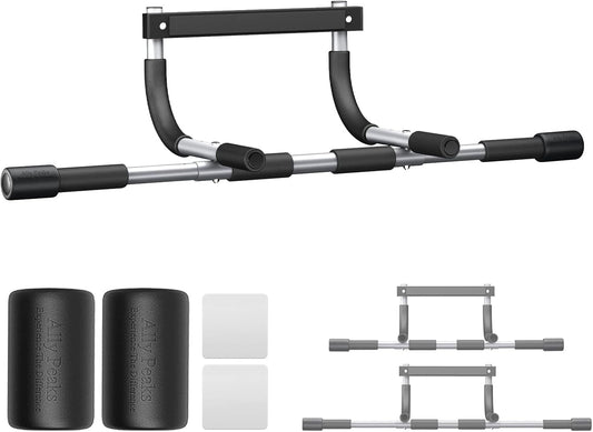 Ally Peaks Adjustable Doorway Pull Up Bar, 500 lb Capacity, Silicone Protection