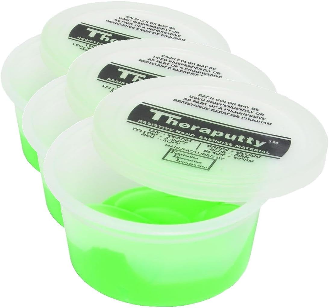 CanDo 10-0901 TheraPutty Standard Hand Exercise Putty, 2-ounce, Tan, 2oz