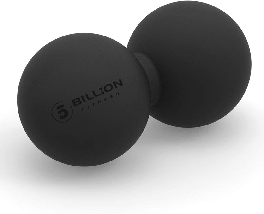 5BILLION FITNESS Double Lacrosse Massage Ball for Physical Therapy and Myofascial Release