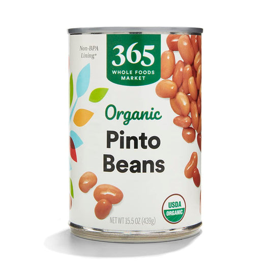365 by Whole Foods Market Organic Pinto Beans 15.5 Ounce Non-GMO Verified