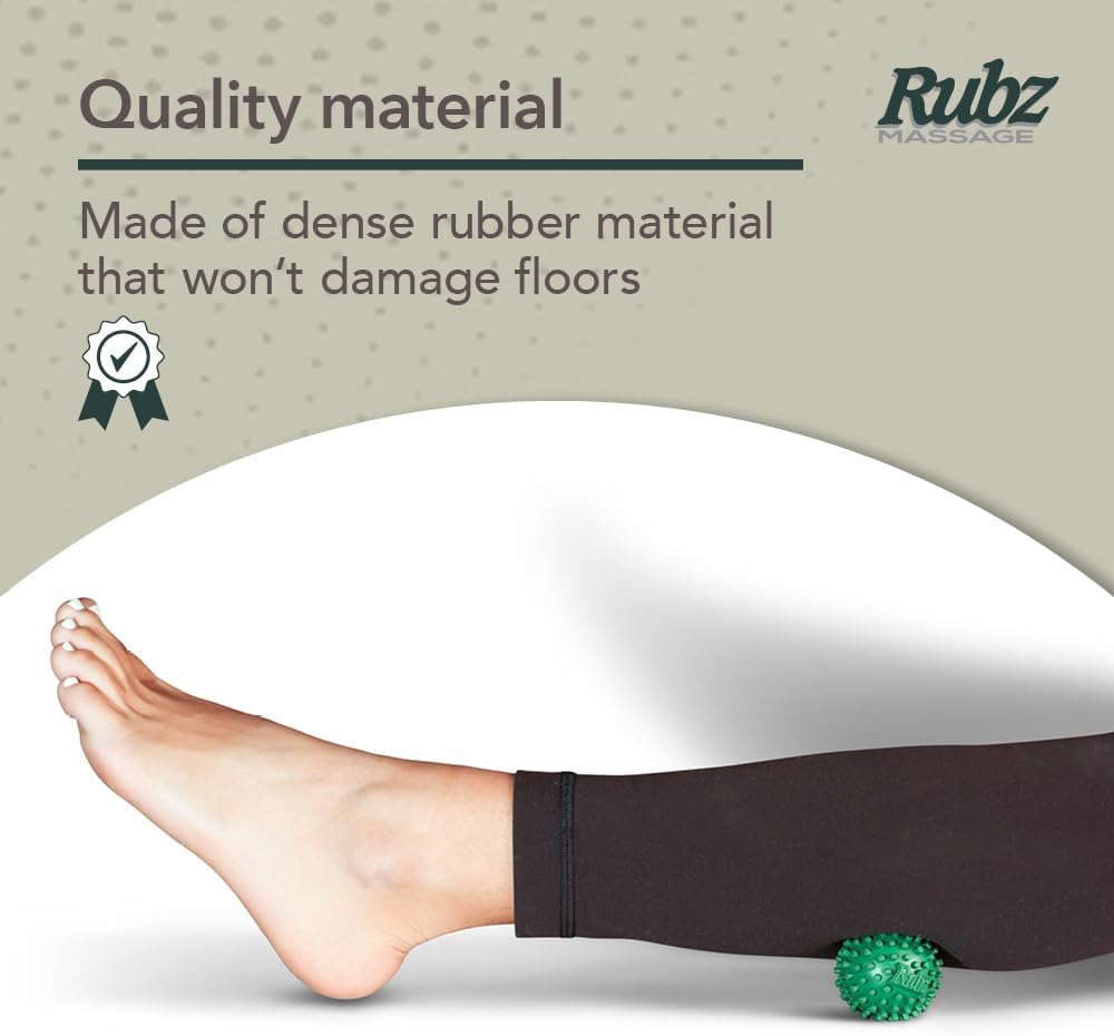 Due North Foot Rubz Hand & Back Massage Ball for Plantar Fasciitis Relief