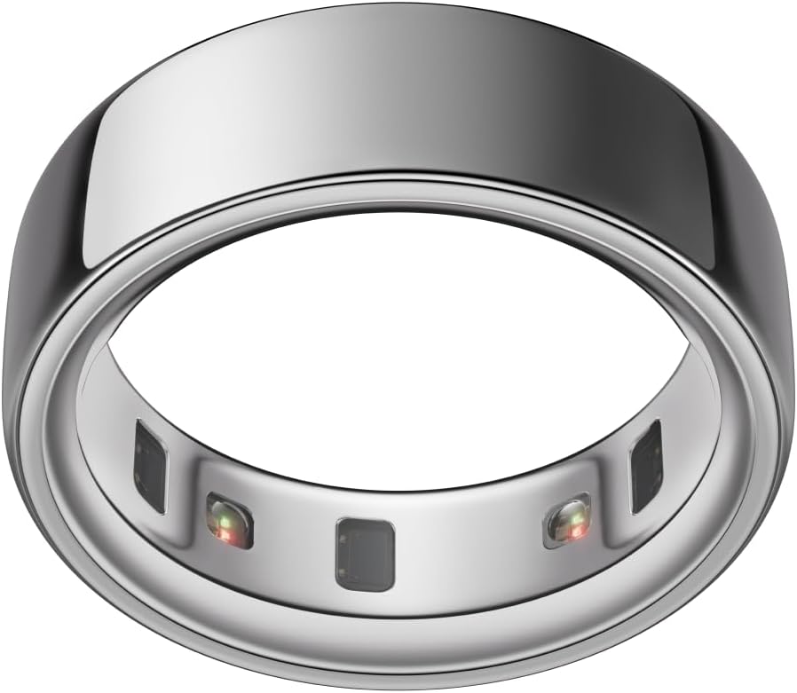 Oura Ring 4 Silver Size 9 Sleep Activity Tracker with AI Advisor