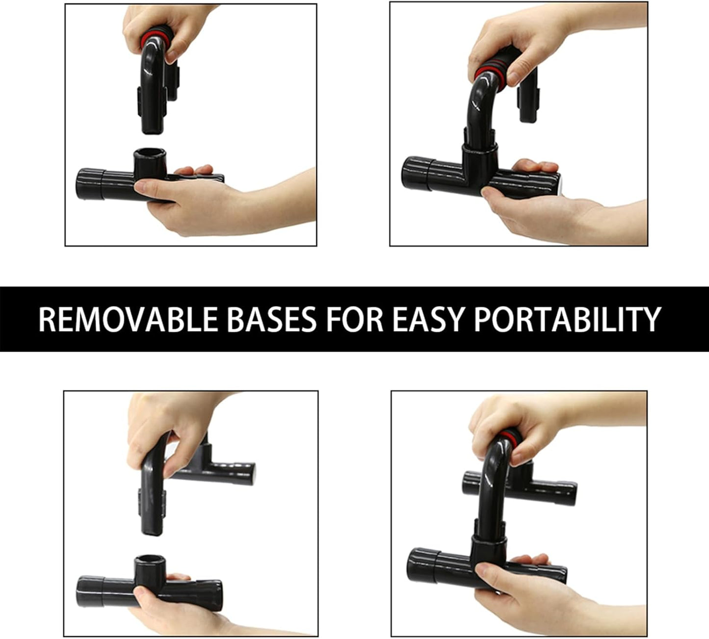 Push Up Bars for Strength Training - Ergonomic Pushup Stands with Anti-Slip Design