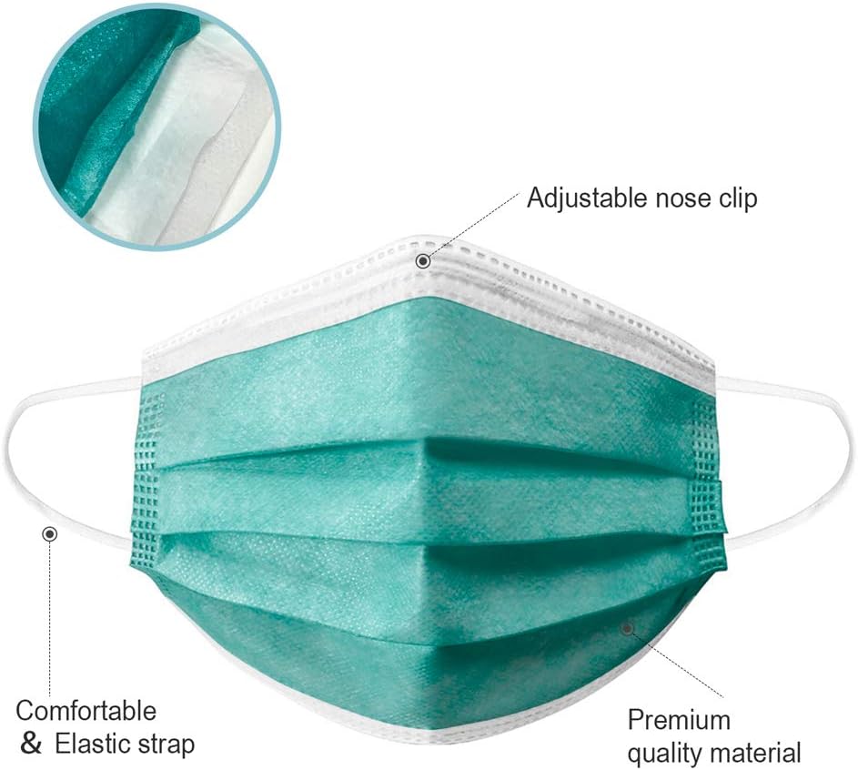 Disposable Face Mask 4-Ply Adult Soft Breathable Safety Mask