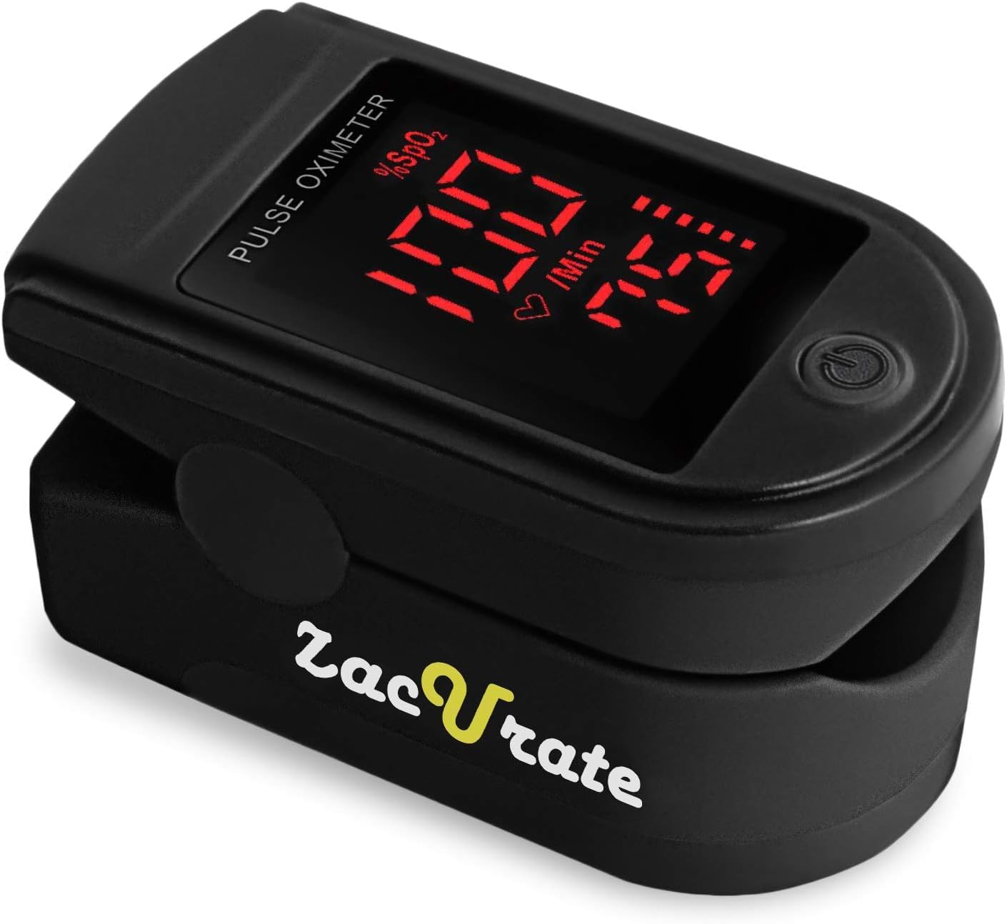 Zacurate Pro Series 500DL Fingertip Pulse Oximeter Blood Oxygen Monitor Royal Black