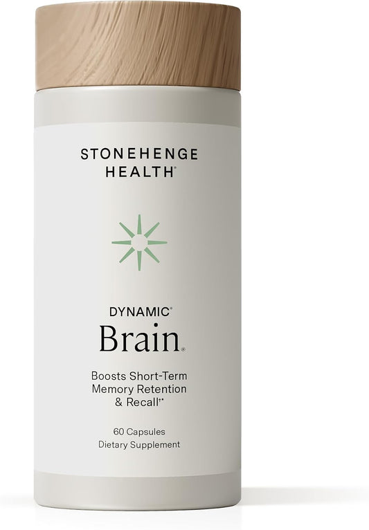 Stonehenge Health Dynamic Brain Bacopa Nootropic Formula with Phosphatidylserine and DHA