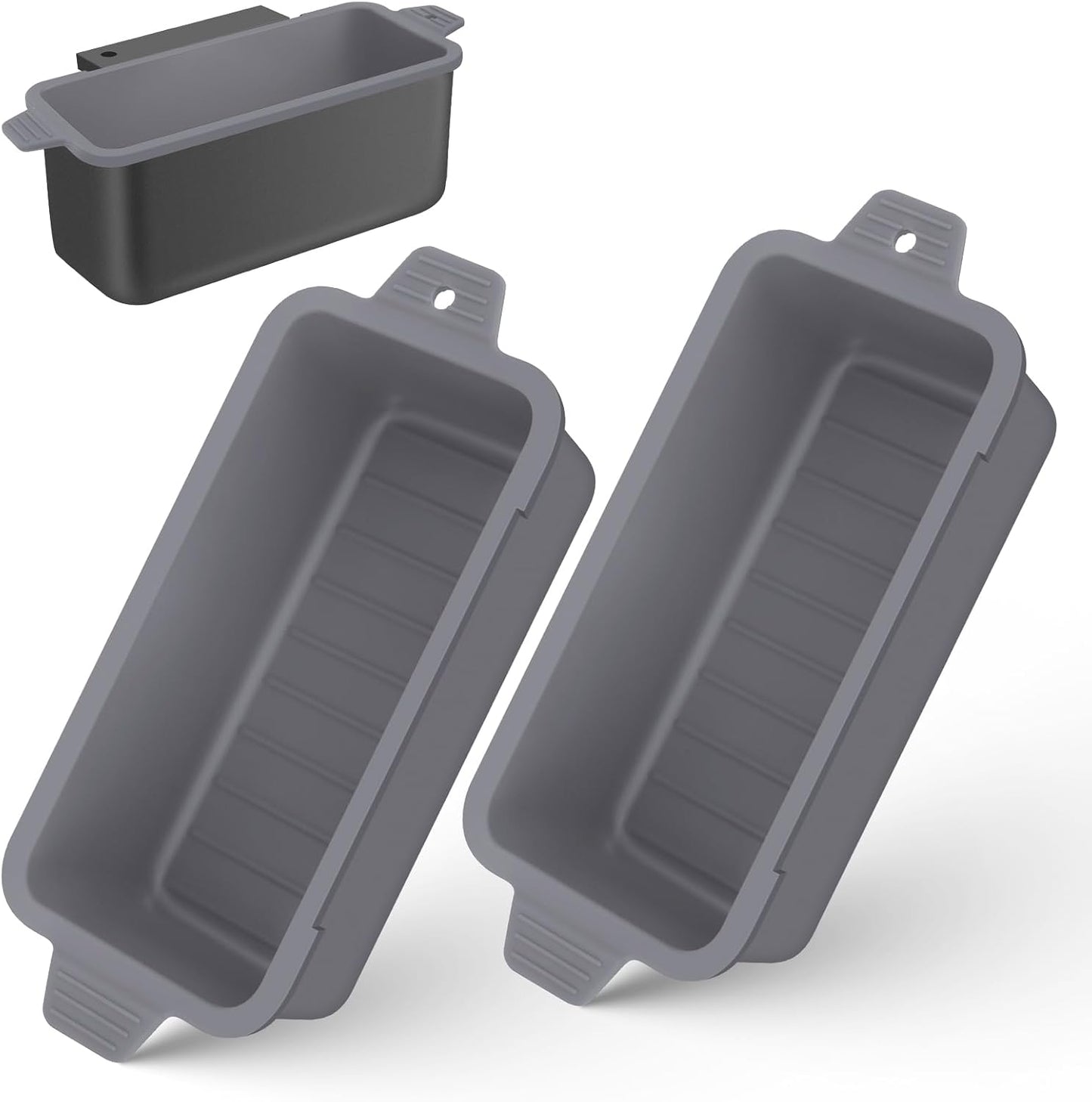 2 PCS Silicone Grease Cup Liners for Blackstone 36 28 22 17 Inch Griddle,Reusable Grease Catcher Cup Liner Grill Grease Tray,Durable Drip Pans Blackstone Griddle Accessories,Orange
