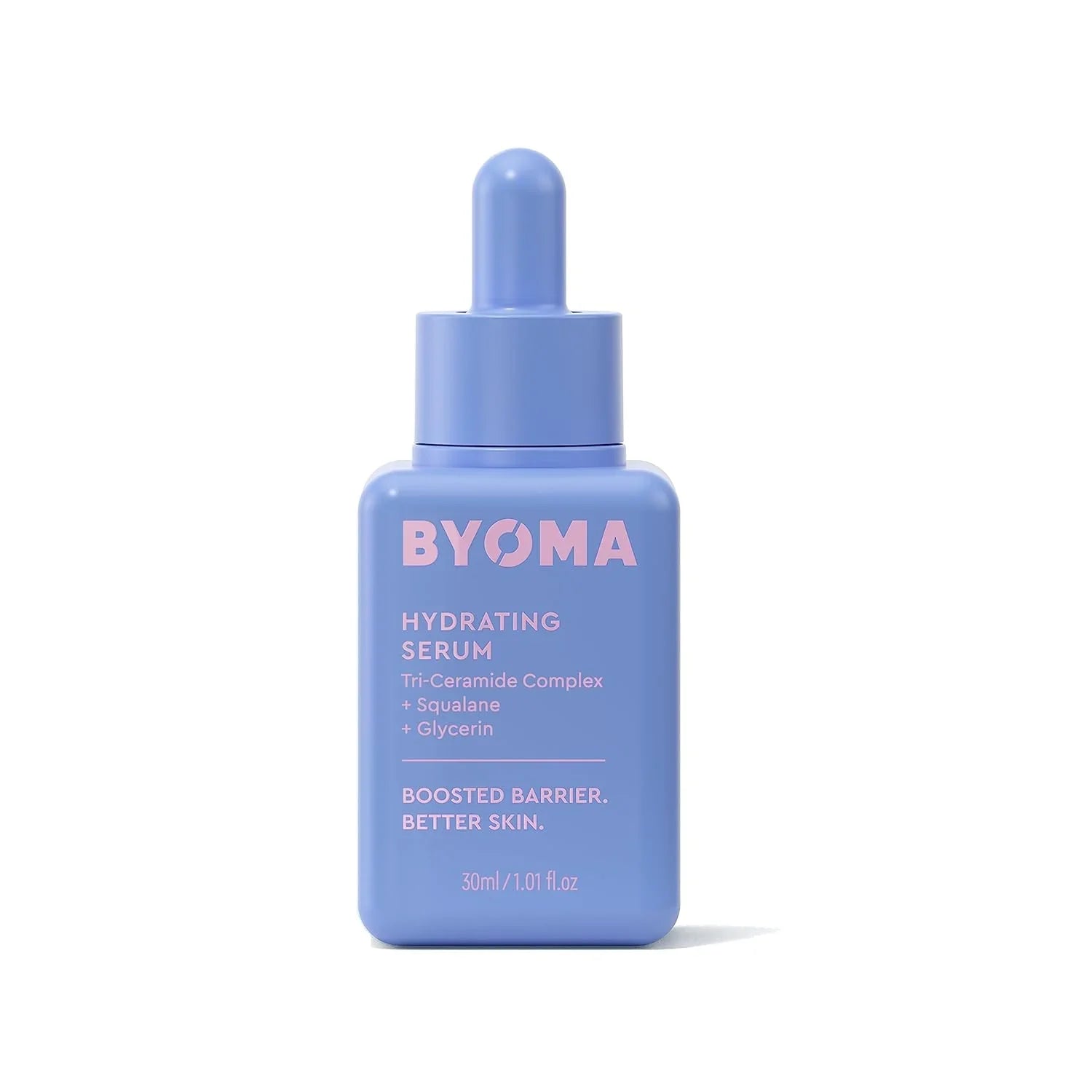 Hydrating Facial Serum with Squalane, Glycerin & Ceramides for Dewy Skin, 1 oz