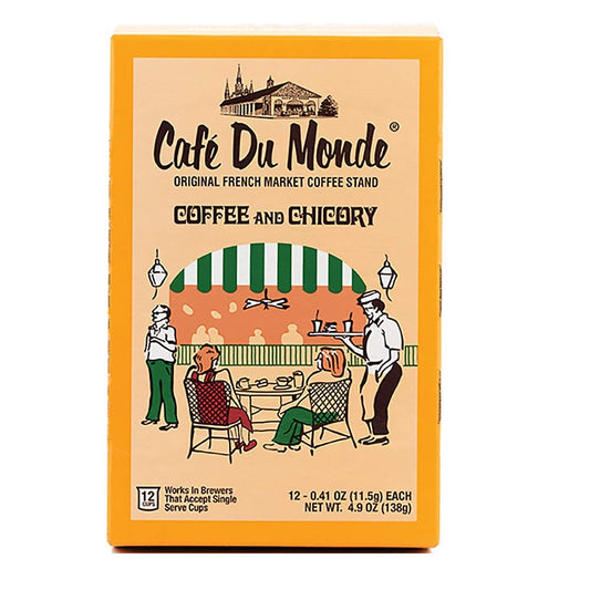 Cafe Du Monde Coffee and Chicory Single-Serve Cup Pods for Keurig Brewers, 12 Count