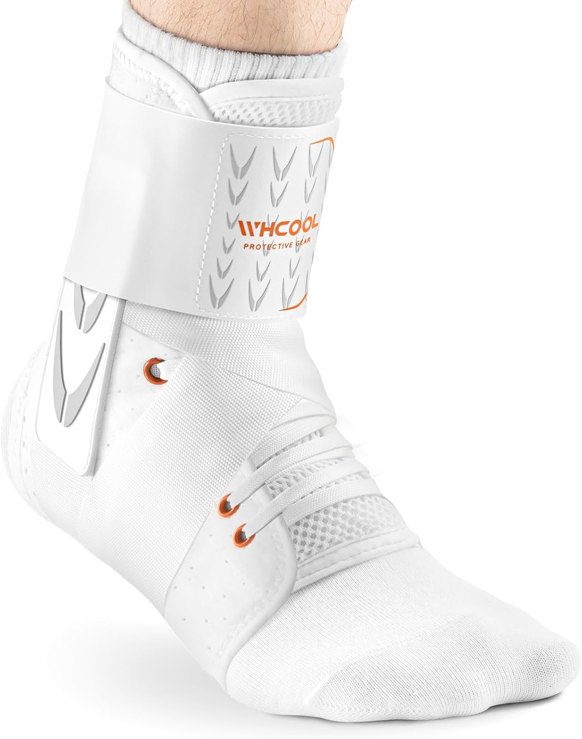 Slim-Fit Ankle Brace for Sprained Ankle, Quick Lace Up Ankle Support for Women Men