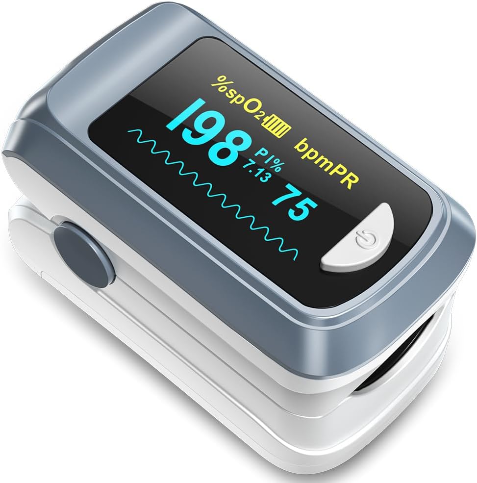 Healthtree JKS50B Fingertip Pulse Oximeter with SpO2 and Heart Rate Monitoring