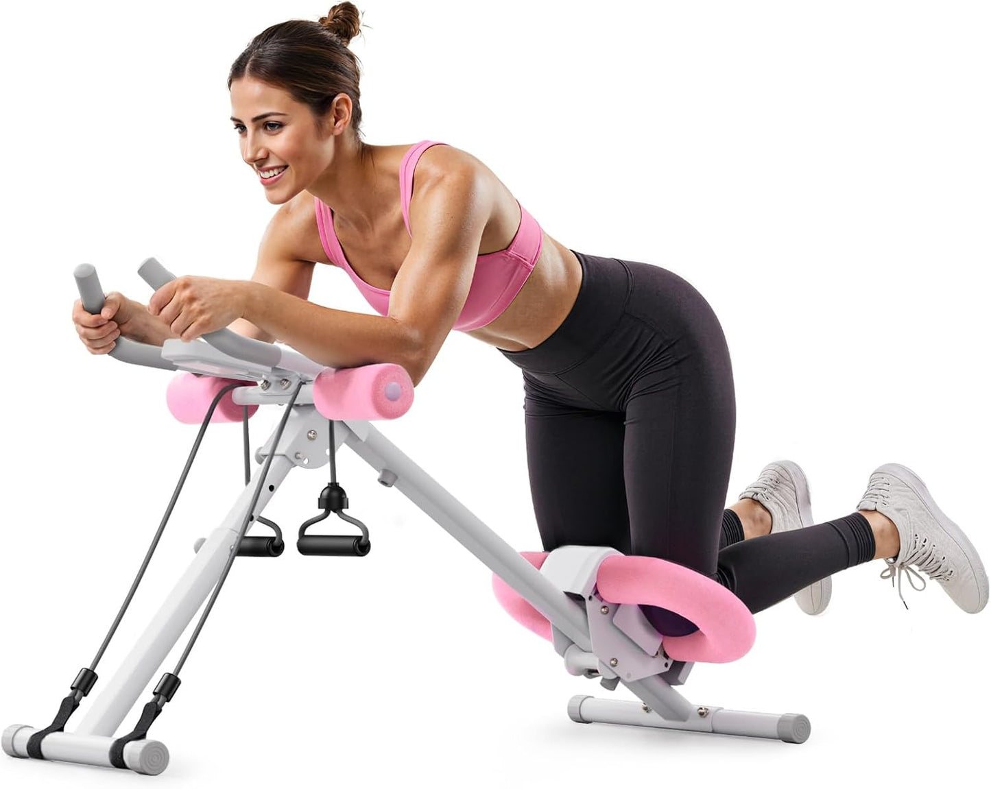 MERACH Adjustable Ab Trainer Machine for Abs Workout at Home Gym