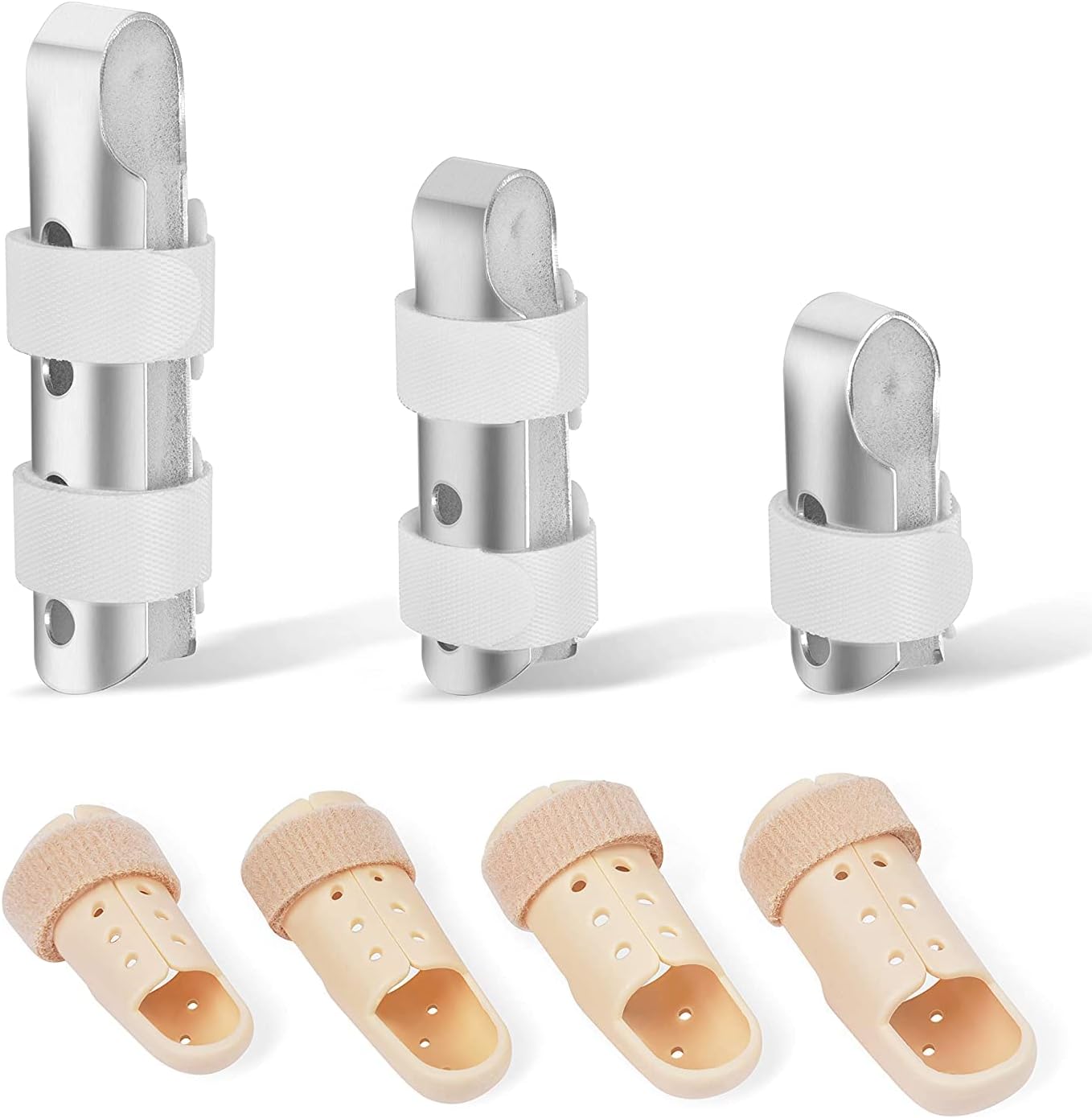 Sopito 7PCS Finger Support Brace Stabilizer for Arthritis and Knuckle Immobilization