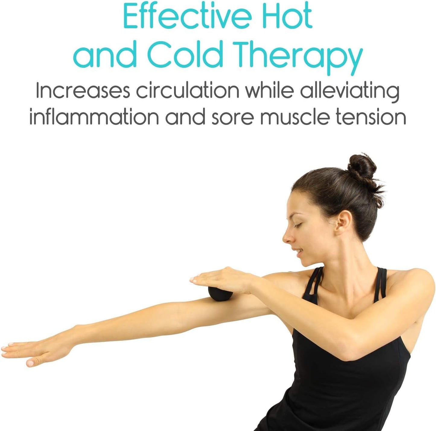 Vive Massage Ball Set for Plantar Fasciitis Relief and Hot Cold Therapy