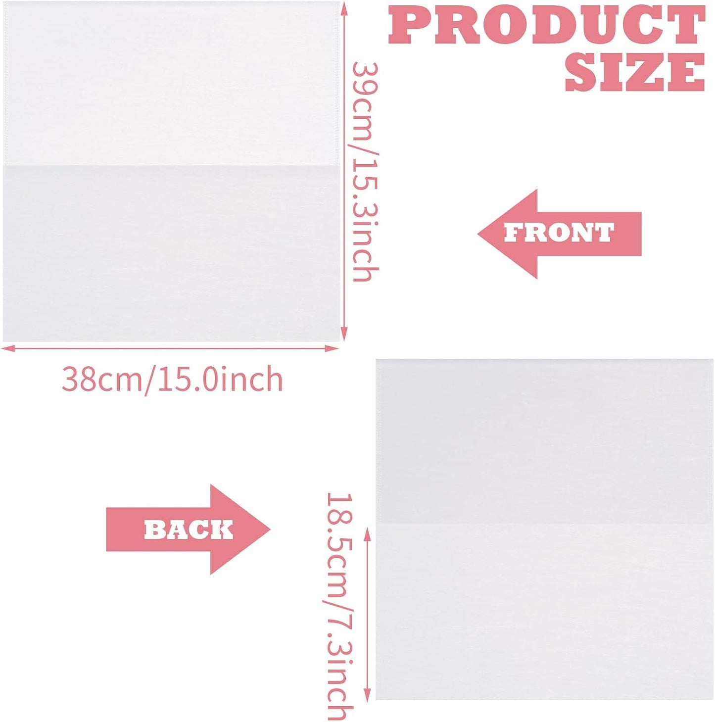 Tegeme 50 Pieces Disposable Face Makeup Protector Hood