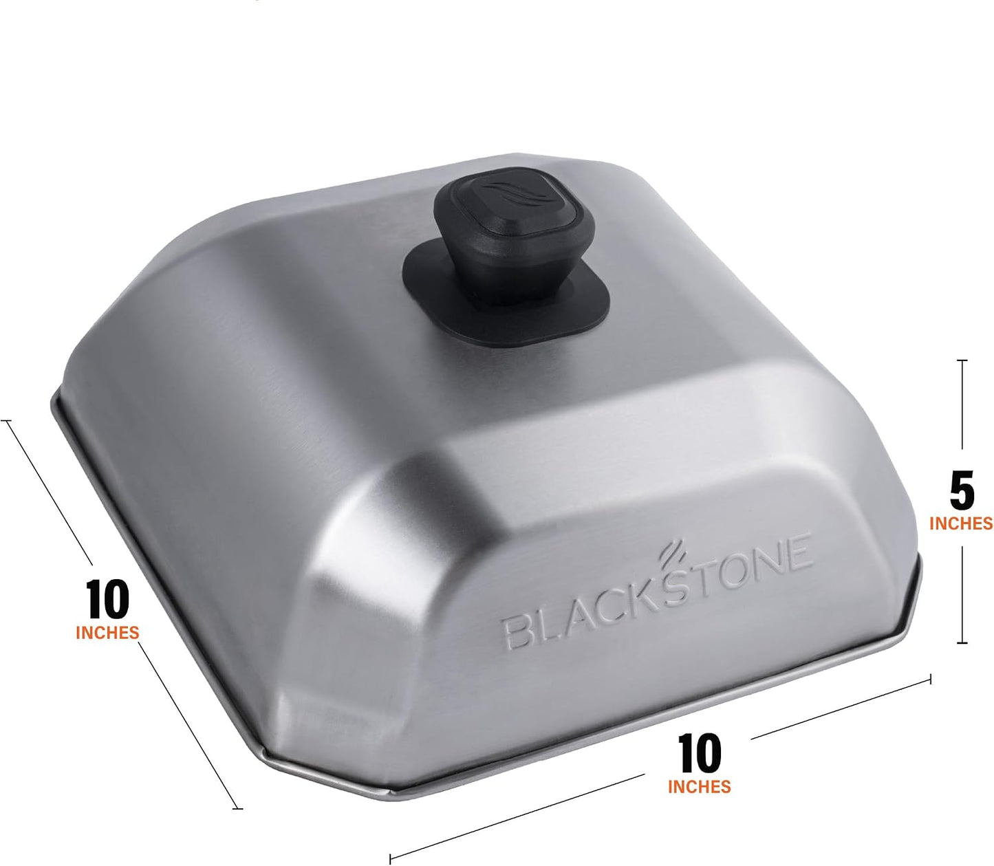 Blackstone 5555 Basting Cover, Medium, Square | Heat-resistant Handle, Dishwasher Safe