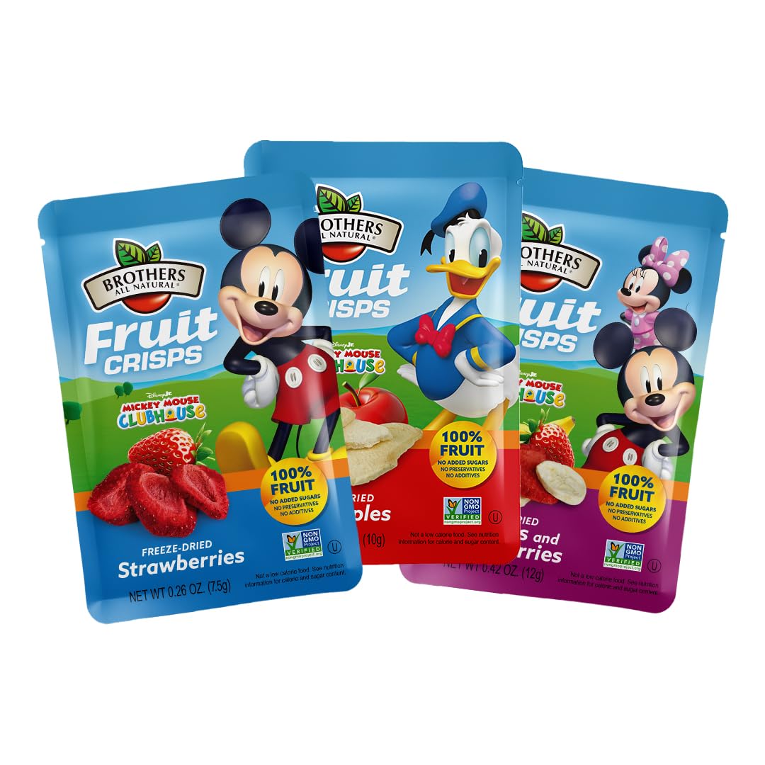 Brothers All Natural Disney Freeze Dried Fruit Crisps Variety Pack