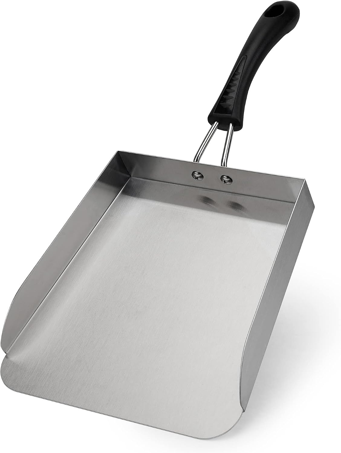 Stanbroil Large Griddle Scoop Spatula Food Mover for Rice, Veggies & More | Stainless Steel, 7" Wide, Moves More Food at Once, Flat Top Grill Tool, Ideal for Stir Fry, Fried Rice & Teppanyaki