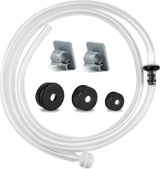 Yofidra Sink Soap Dispenser Extension Kit: Under Sink Dish Soap Dispenser with 47" Tube Hose and Check Valve for Prevent Backflow Countertop Kitchen Sink Accessories
