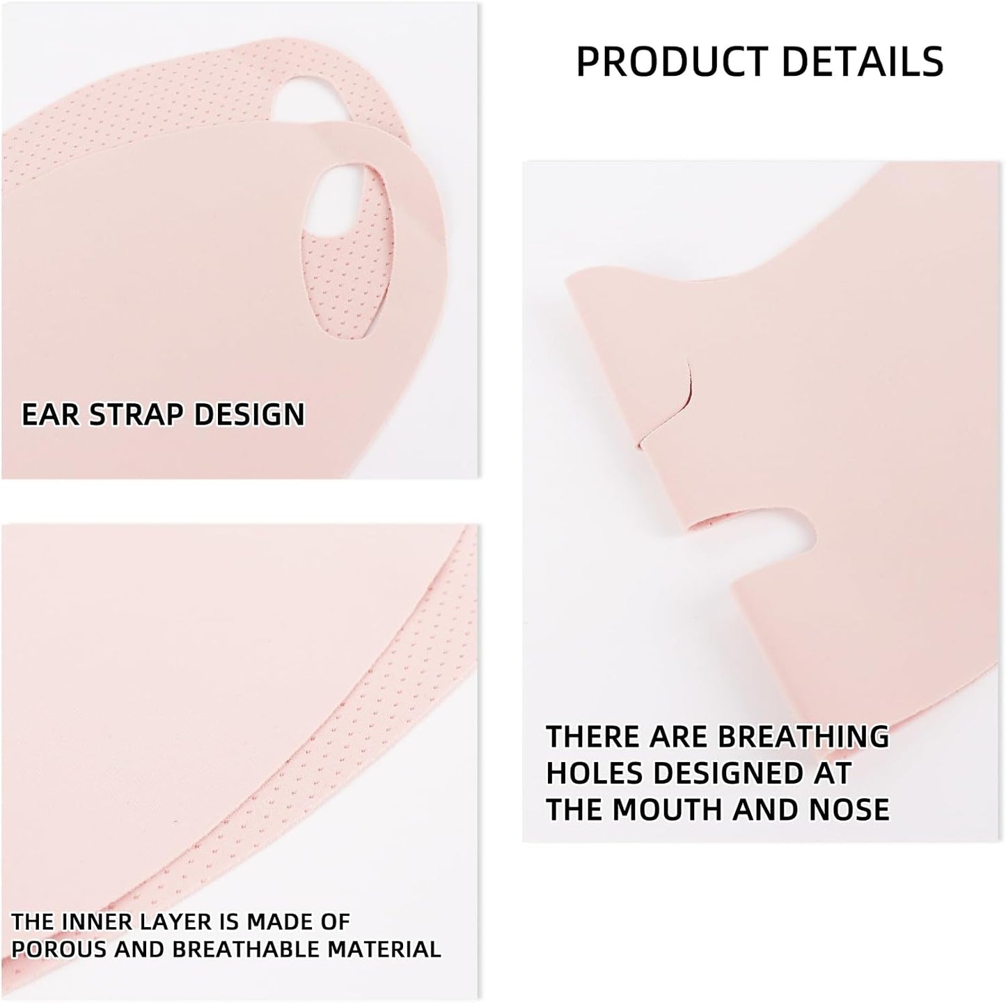 UPF50+ UV Face Mask for Women - Breathable and Washable Sun Protection