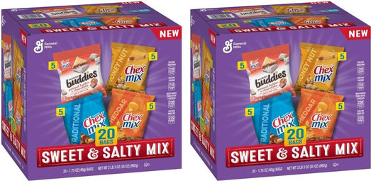 Sweet and Salty Snack Variety Pack with Chex Mix and Muddy Buddies