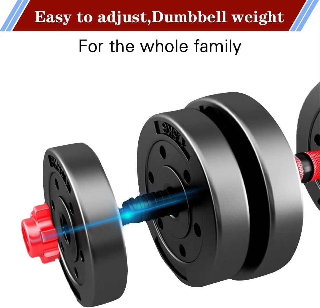 Adjustable Dumbbells Set, Free Weights for Home Gym
