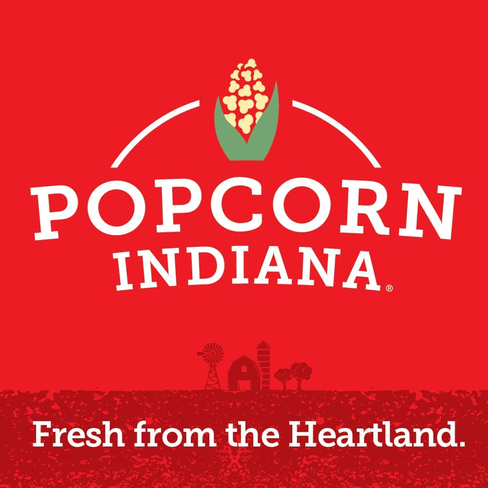 Popcorn Indiana Movie Theater Butter Popcorn 3 oz Bags 6 Pack Pre Popped Gluten Free Made with Real Butter