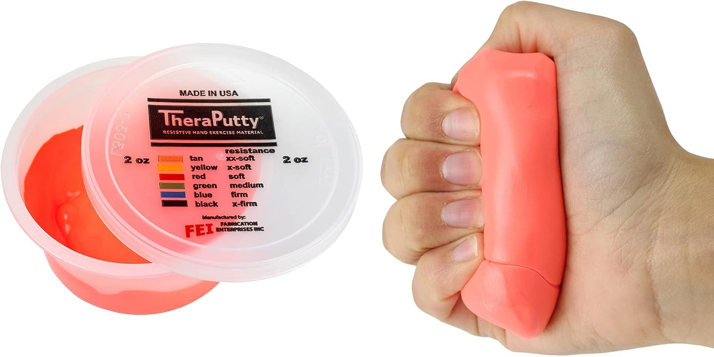 CanDo 10-0901 TheraPutty Standard Hand Exercise Putty, 2-ounce, Tan, 2oz