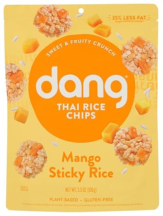 Dang Mango Sticky Thai Rice Chips 3.5 Ounce Snack