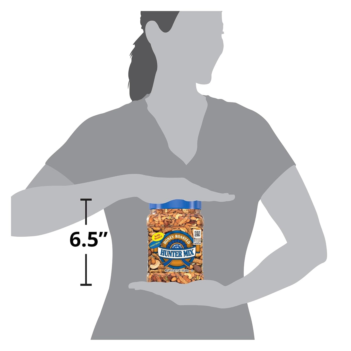 Bulk Trail Mix with Honey Roasted Nuts and Seeds, 23 oz