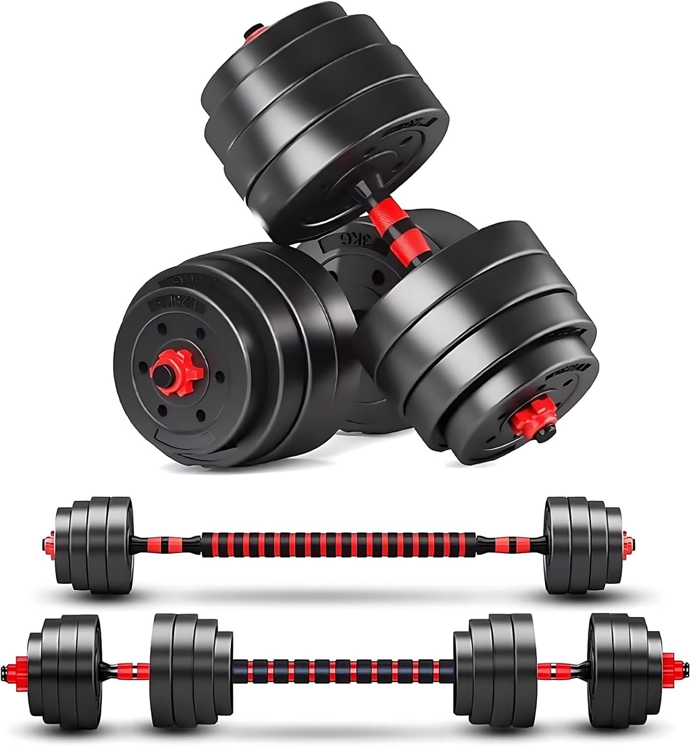 Adjustable Dumbbells Set, Free Weights for Home Gym