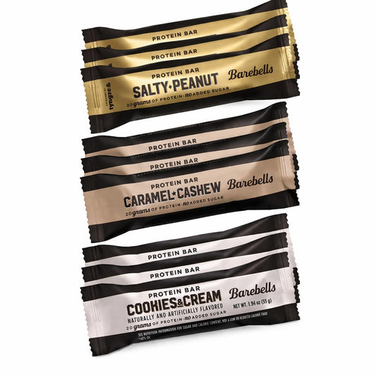 Barebells Protein Bar Variety Pack with Reusable Cup and Straw