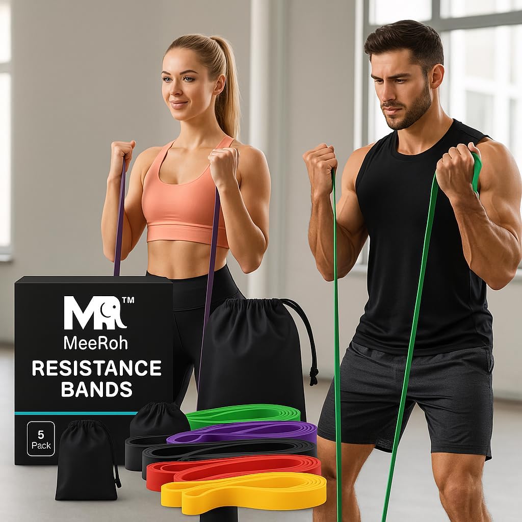 MeeRoh Heavy Duty Resistance Band for Pull Ups & Calisthenics