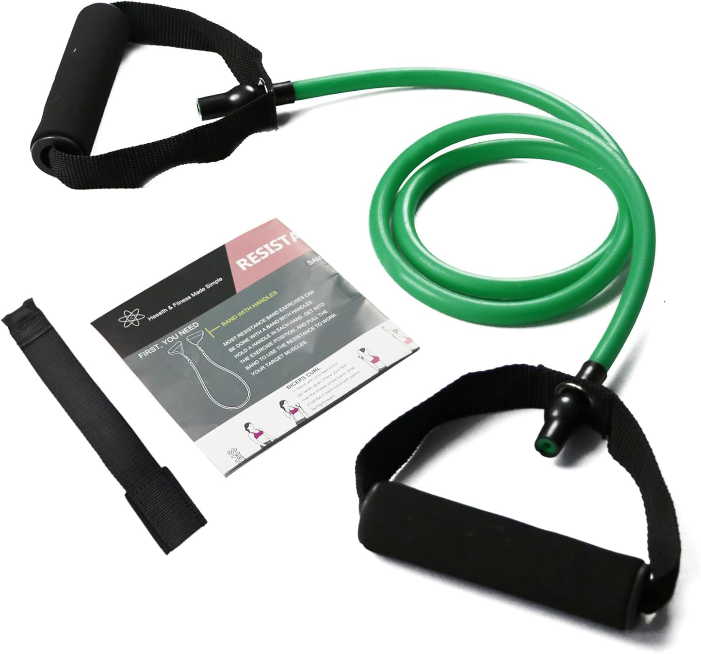 Resistance Bands with Handles for Full Body Workout, Therapy, Home Fitness